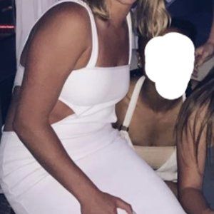 white pleather ASILIO dress xs